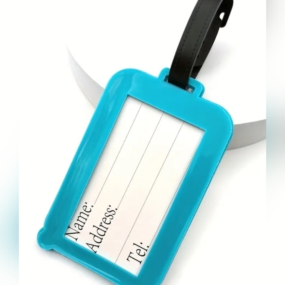 Suitcase Blue Luggage Tag - Picture 3 of 4